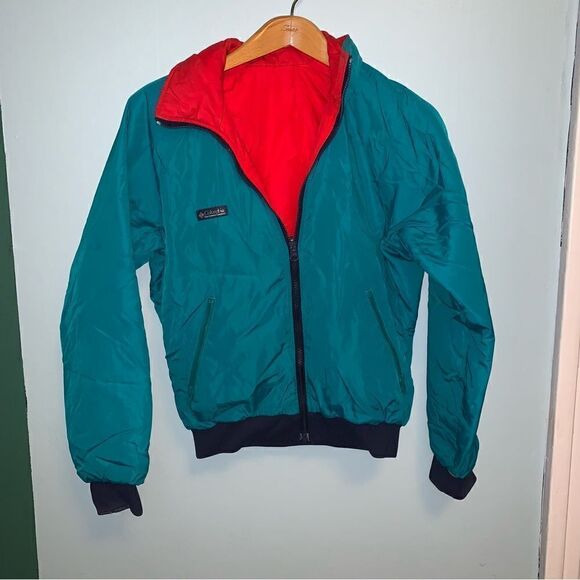 Columbia Jackets & Blazers - Vintage Reversible Columbia Puffer Jacket small